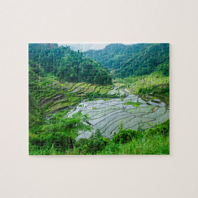 Puzzle Paysage de rizières, Philippines (Horizontal)