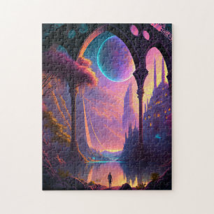 Puzzle Paysage de science-fiction Imaginaire