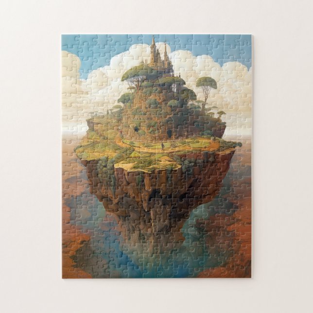 Puzzle Paysage de Surreal Island Art Imaginaire (Vertical)