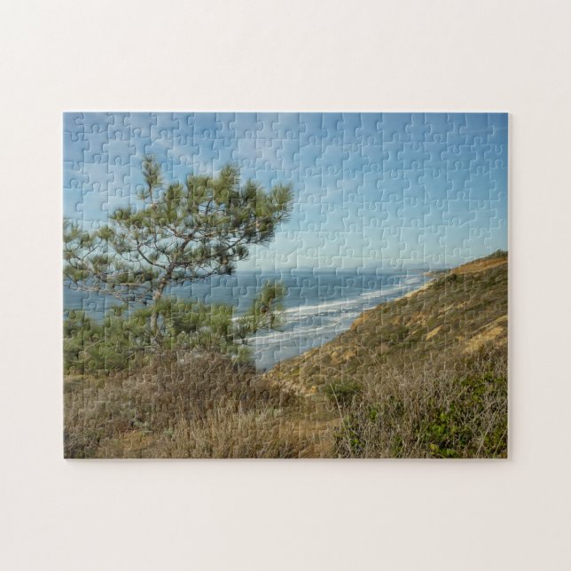 Puzzle Paysage de Torrey Pine et de la côte californienne (Horizontal)