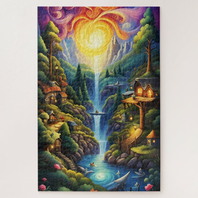 Puzzle Paysage du livre de contes 2 (Vertical)