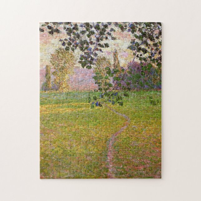 Puzzle Paysage du matin Giverny Monet Art (Vertical)