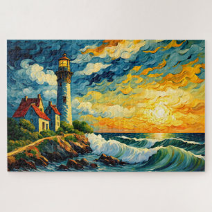 Puzzle Paysage du phare