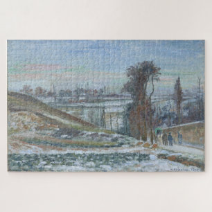 Puzzle Paysage enneigé près de l'Hermitage 1875 par Pissa