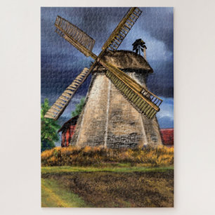 Puzzle Paysage et temps dans le dessin de Pays-Bas