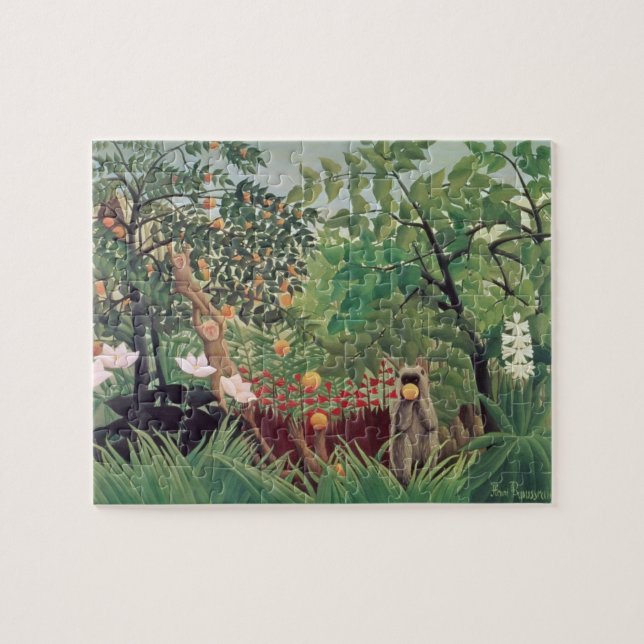 Puzzle Paysage exotique, 1910 (Horizontal)