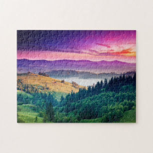 Puzzle Paysage fantastique du matin. Remplacer