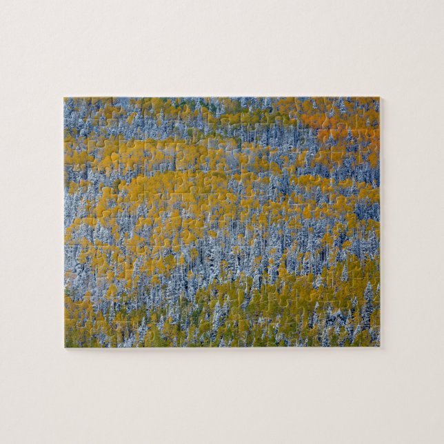 Puzzle Paysage forestier en automne (Horizontal)