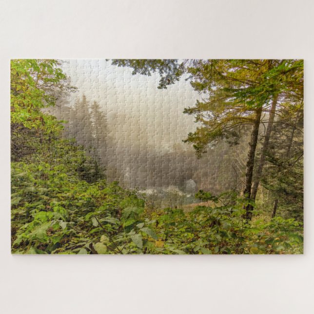 Puzzle Paysage forestier et océanique (Horizontal)