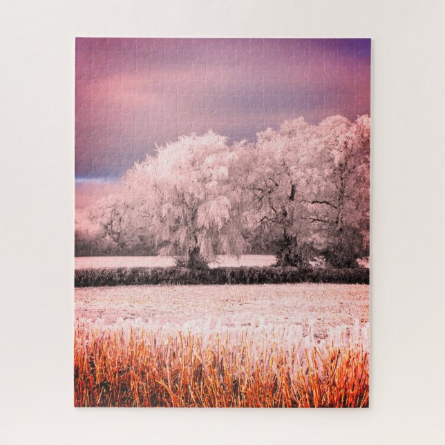 Puzzle Paysage gelé (Vertical)