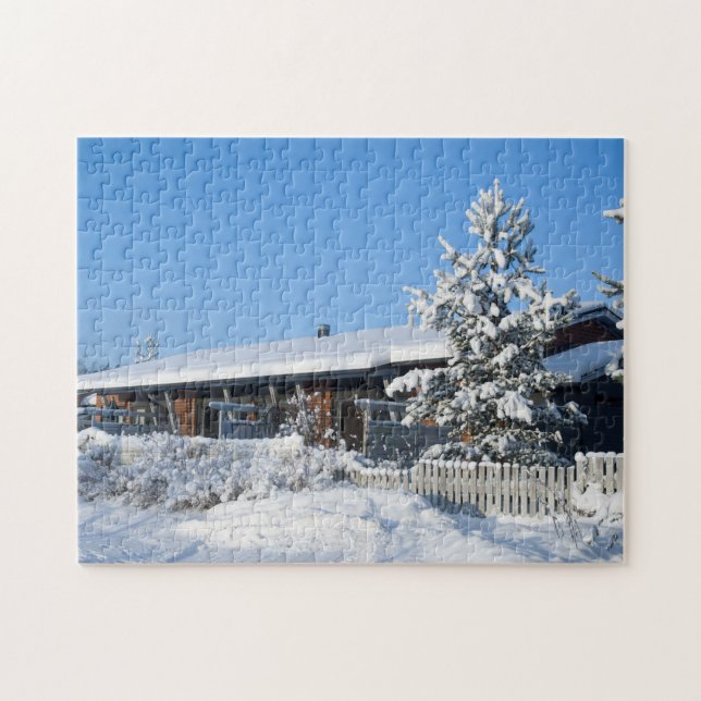 Puzzle Paysage hivernal (Horizontal)