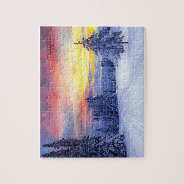 Puzzle Paysage hivernal (Vertical)