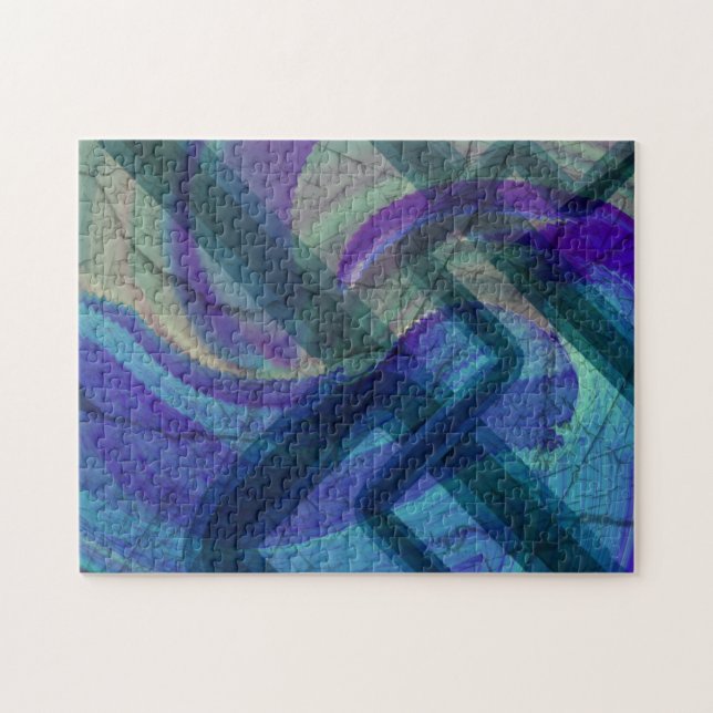 Puzzle Paysage industriel coloré Abstrait (Horizontal)