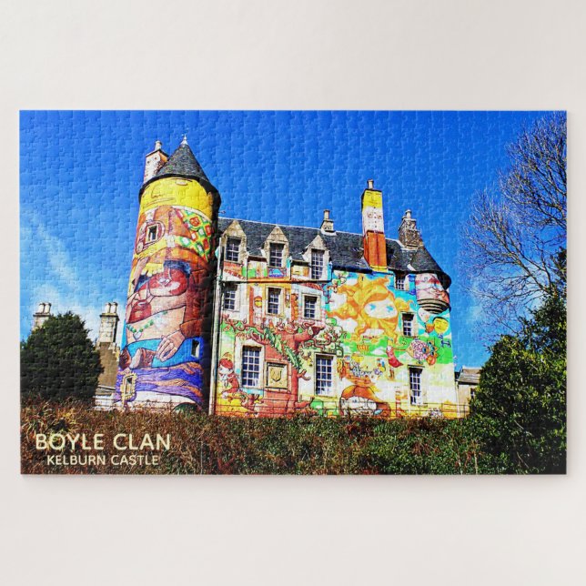 Puzzle Paysage Kelburn Castle Scotland Boyle Clan (Horizontal)