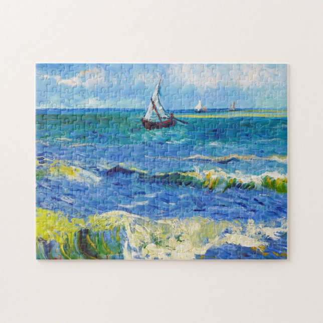 Puzzle Paysage marin chez Saintes-Maries Vincent van Gogh (Horizontal)