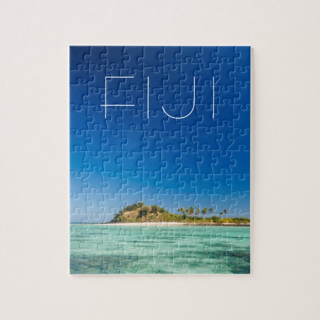 Puzzle Paysage marin de Blue Lagoon, Fidji (Vertical)