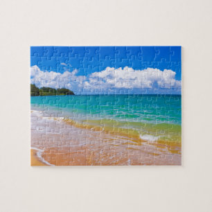 Puzzle Paysage marin le long de la baie de Hanalei