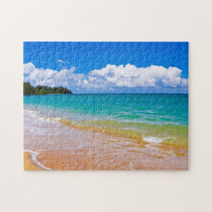 Puzzle Paysage marin le long de la baie de Hanalei