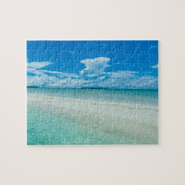Puzzle Paysage marin tropical bleu, Palaos (Horizontal)