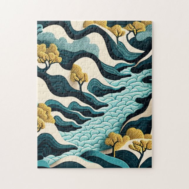 Puzzle Paysage moderne (Vertical)