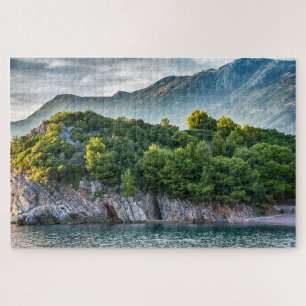 Puzzle paysage monténégrin de montagne et de mer