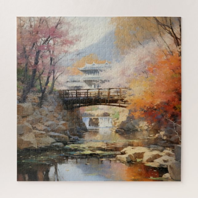 Puzzle Paysage naturel asiatique (Vertical)