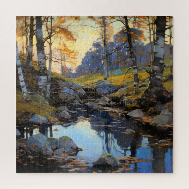 Puzzle Paysage naturel d'arbres (Vertical)