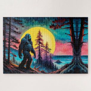 Puzzle Paysage nocturne coloré de Squatchin