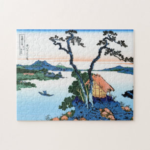Puzzle Paysage oriental frais de vue de Hokusai Fuji de
