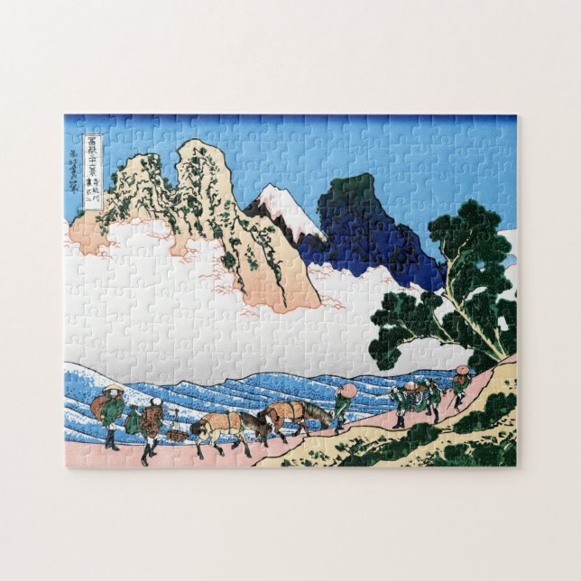 Puzzle Paysage oriental frais de vue de Hokusai Fuji de (Horizontal)