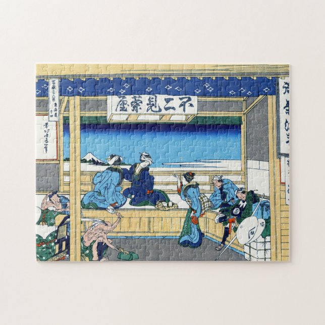 Puzzle Paysage oriental frais de vue de Hokusai Fuji de (Horizontal)
