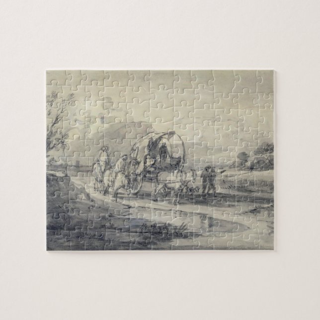 Puzzle Paysage ouvert de Thomas Gainsborough | avec le (Horizontal)