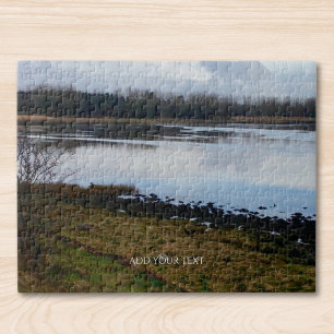 Puzzle Paysage personnalisé avec photo et texte personnal