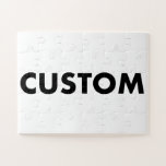 Puzzle Paysage personnalisé de 30 pièces 11 po x 14 po<br><div class="desc">Faites, concevez, créez votre propre Jigsaw Puzzle personnalisé (30 pièces) 11" x 14", tourné vers le paysage. Les enfants jigsaw puzzle avec des pièces plus grandes. Boîte cadeau incluse avec dessin de scie personnalisée imprimée sur le dessus. Puzzle personnalisé pour l'anniversaire, les cadeaux de Noël, et pour les amis et...</div>