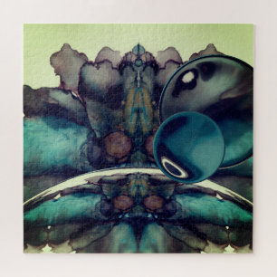 Puzzle Paysage Scifi cool Abstrait