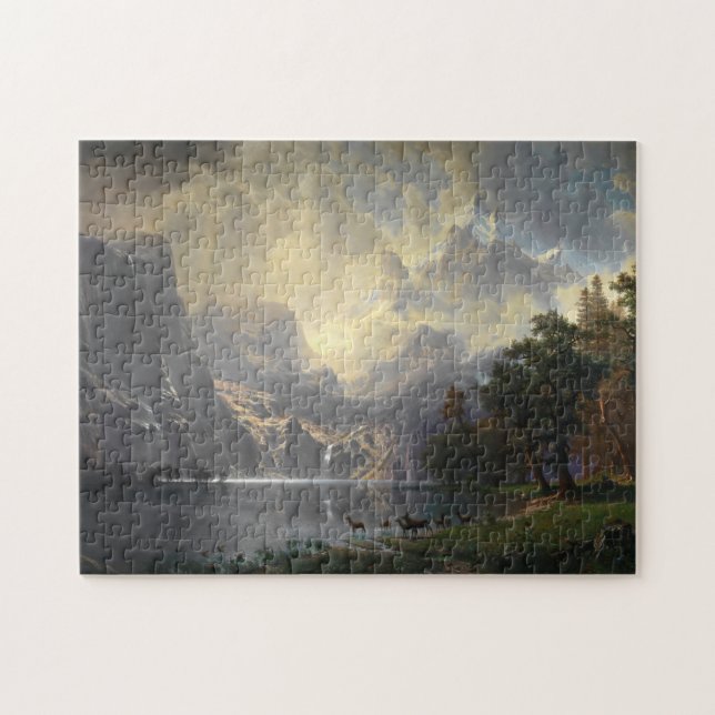 Puzzle Paysage Sierra Nevada Albert Bierstadt (Horizontal)