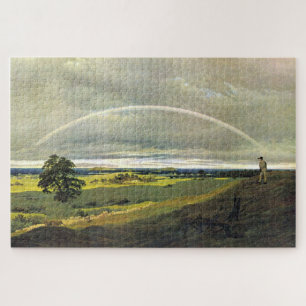 Puzzle Paysage sur Rügen avec Arc en Ciel - Friedrich