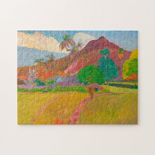Puzzle Paysage tahitien Paul Gauguin Post-impressionniste (Horizontal)
