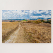 Paysage toscan le long de la Via Francigena, Itali