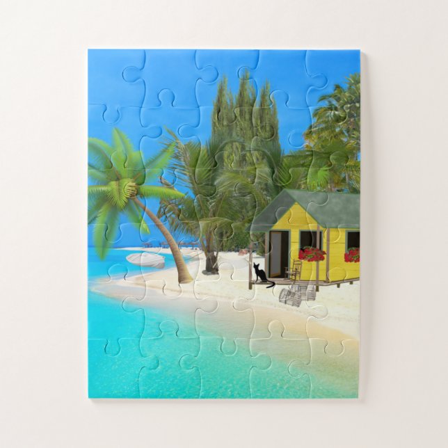 Puzzle Paysage tropical (Vertical)