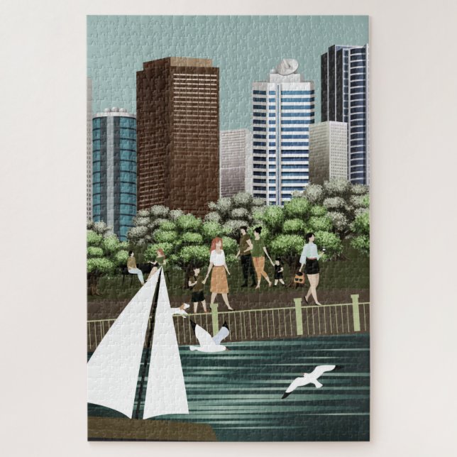 Puzzle Paysage urbain (Vertical)