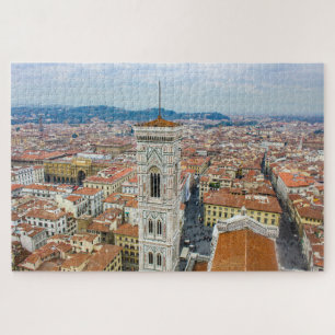 Puzzle Paysage urbain de Florence avec cloche, Italie