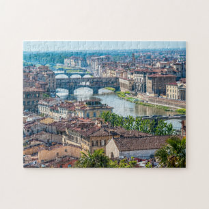 Puzzle Paysage urbain de Florence - Ponte Vecchio sur le