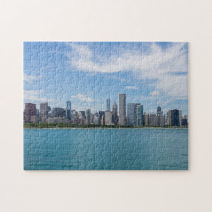 Puzzle Paysage urbain de jour de Chicago