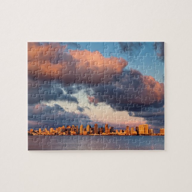 Puzzle Paysage urbain de la baie de San Diego (Horizontal)