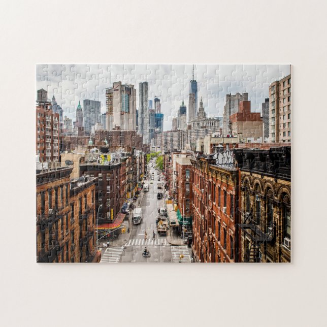 Puzzle Paysage urbain de Manhattan New York. (Horizontal)