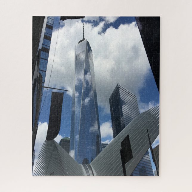 Puzzle Paysage urbain de Manhattan New York. (Vertical)