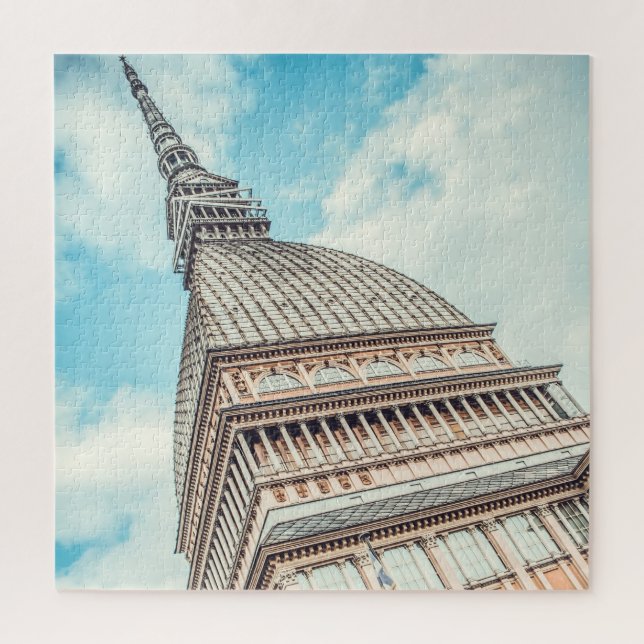 Puzzle Paysage urbain de Mole Antonelliana, Turin, Italie (Vertical)