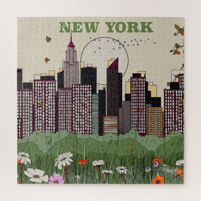 Puzzle Paysage urbain de New York City (Vertical)