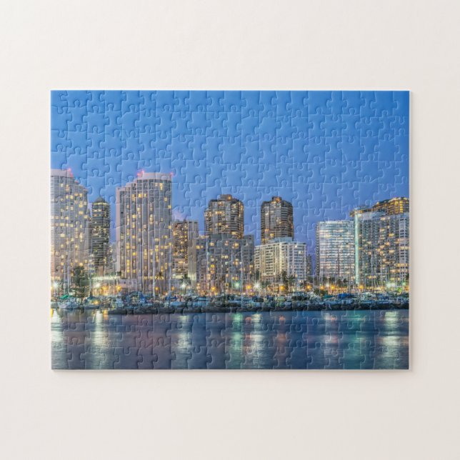 Puzzle Paysage urbain de Waikiki (Horizontal)